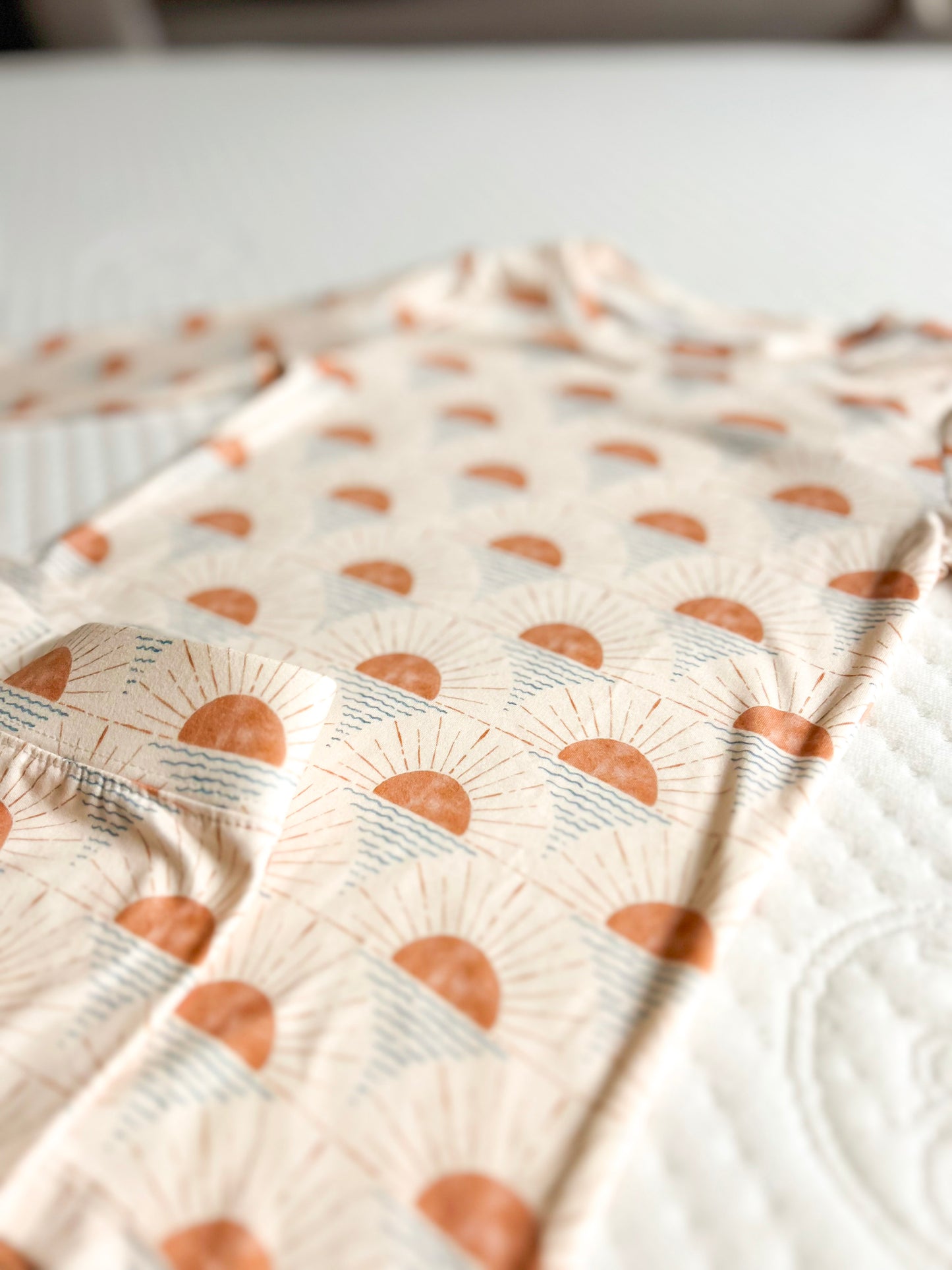 Milk Protein Long Sleeve Pajamas in Sunrise