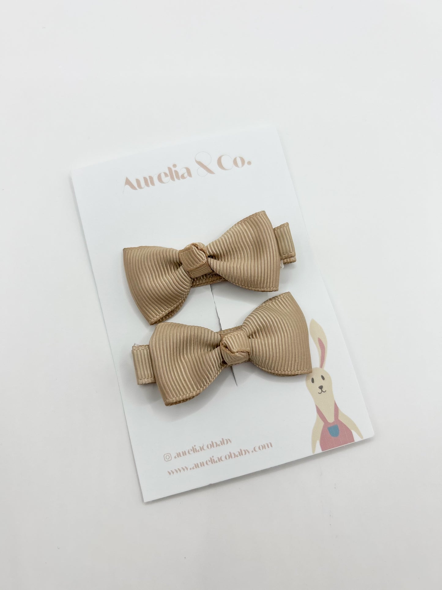 Lined Bow Clips