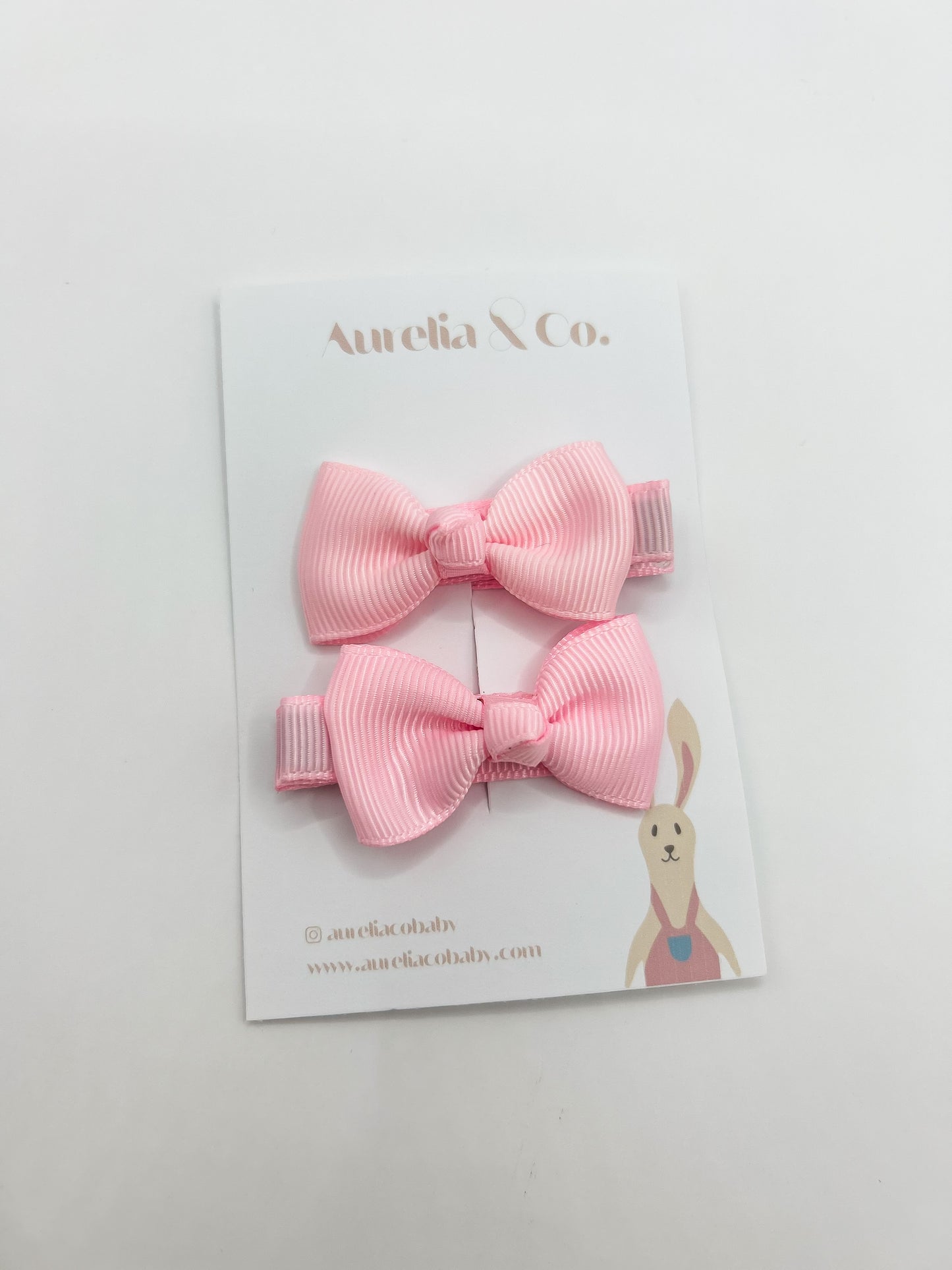 Lined Bow Clips