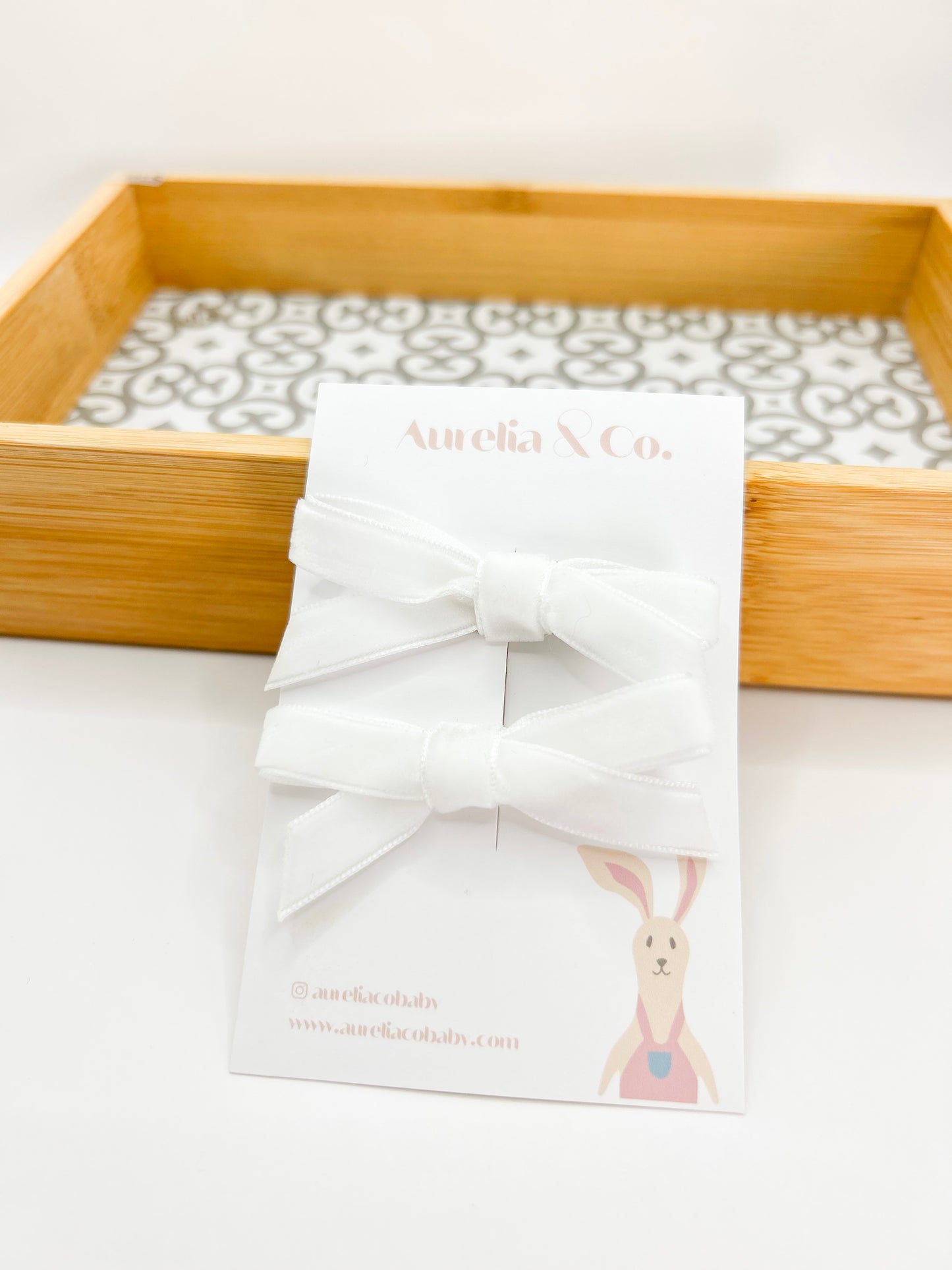 Skinny Velvet Bows