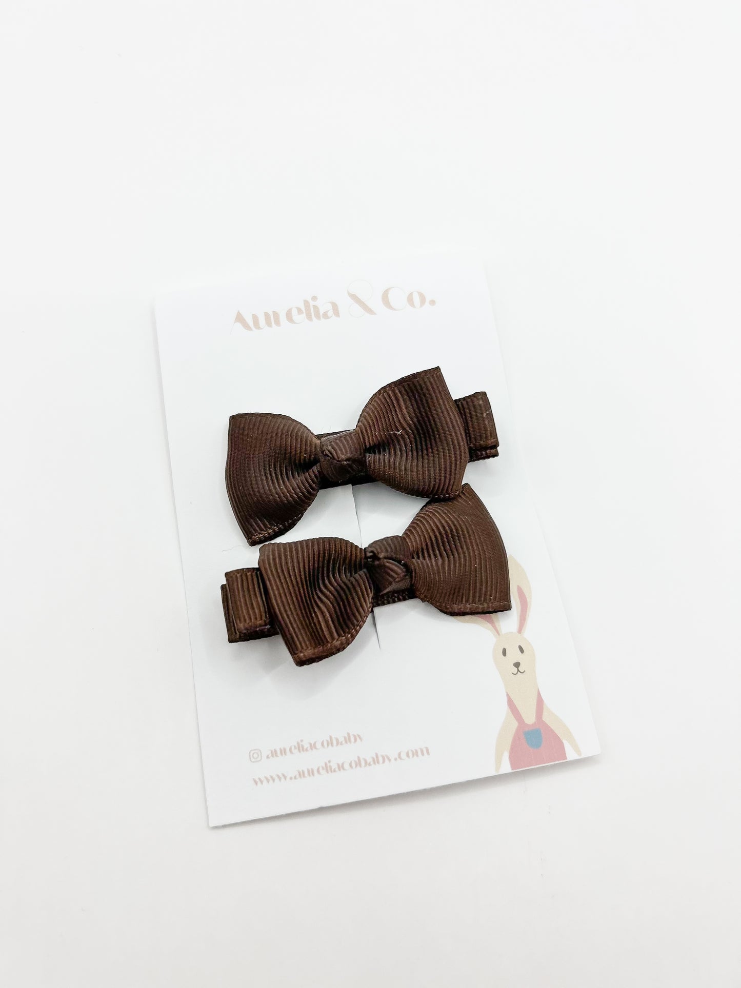 Lined Bow Clips