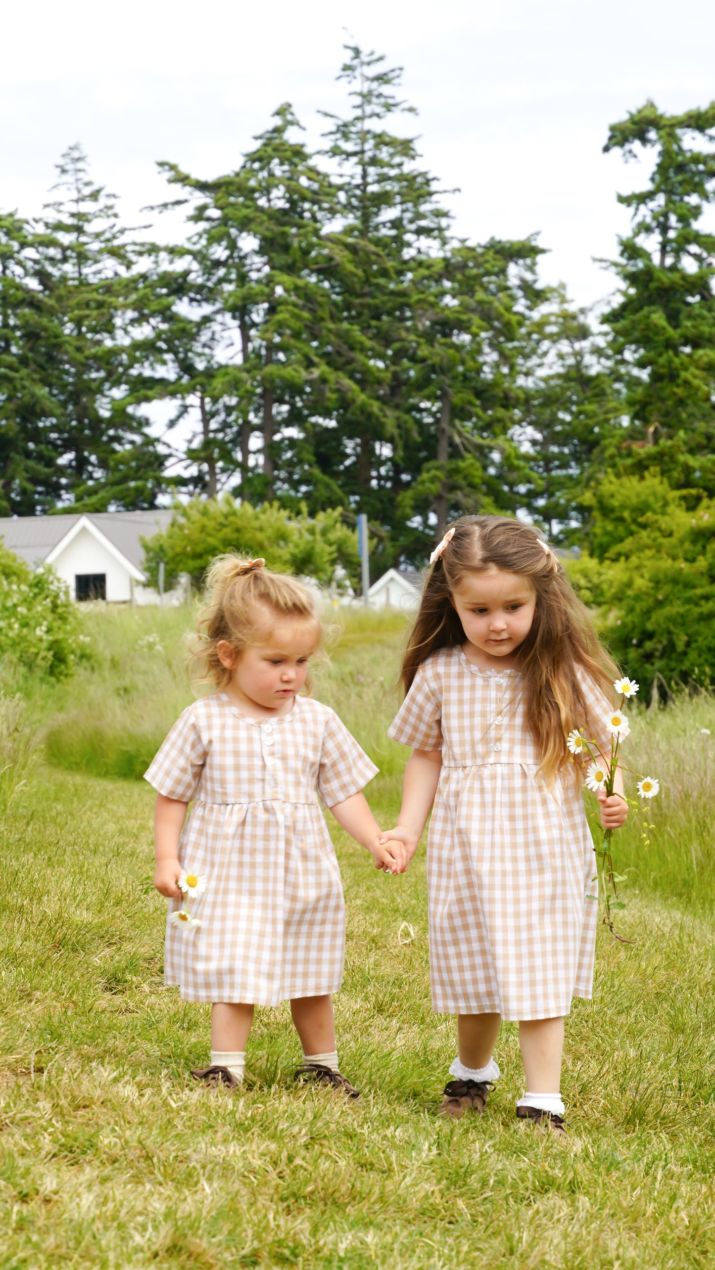 Linen Gingham Dress