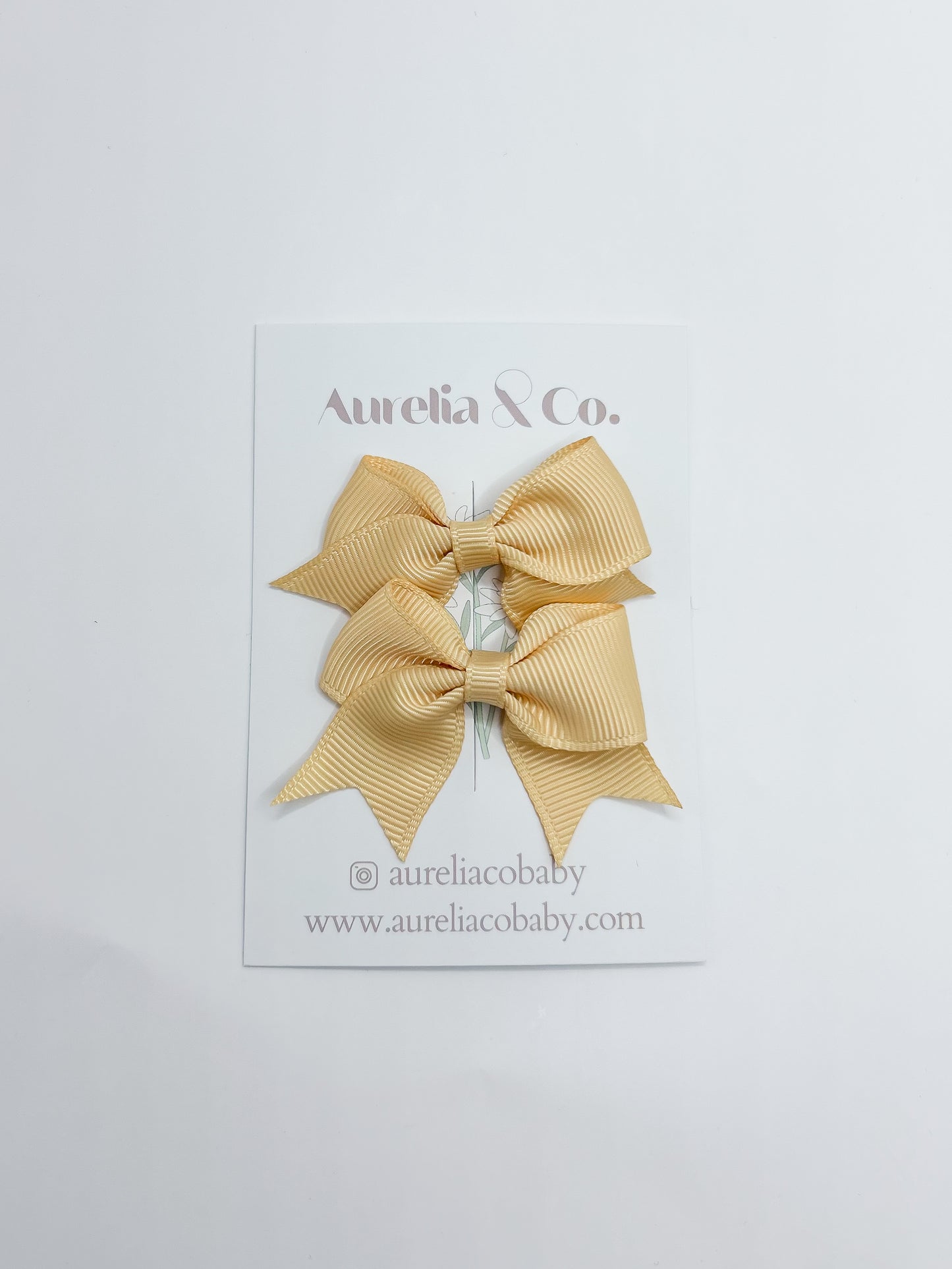 Pigtail Grosgrain Bows