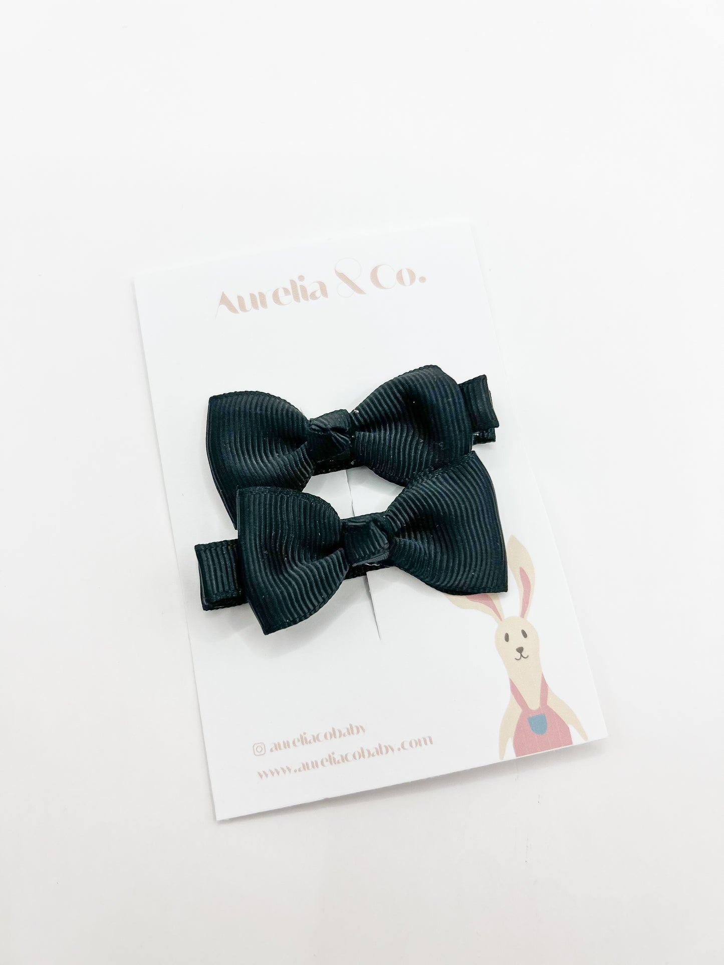 Lined Bow Clips