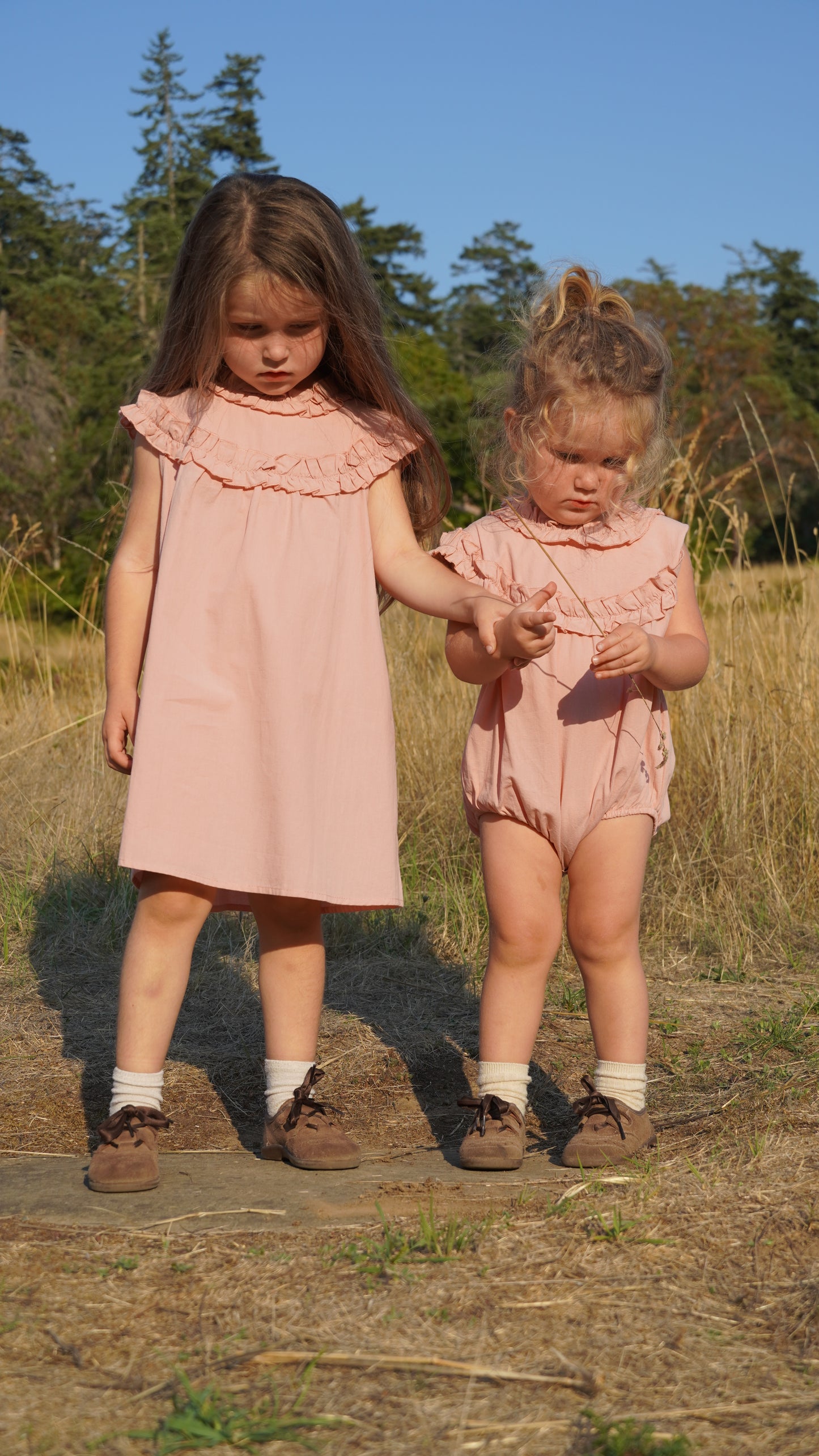 Pink Ruffle Romper/Dress
