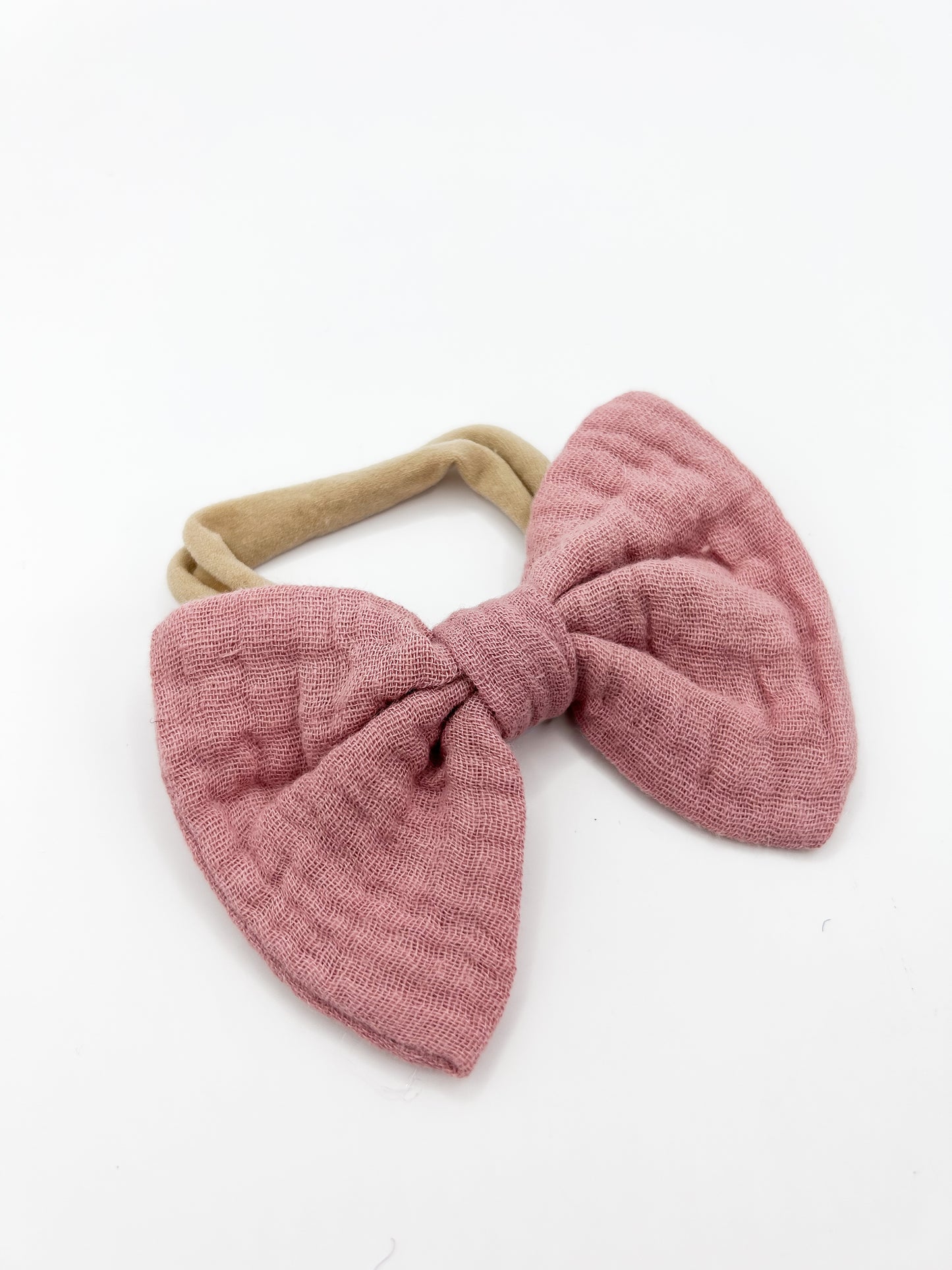 Muslin Bow Headbands