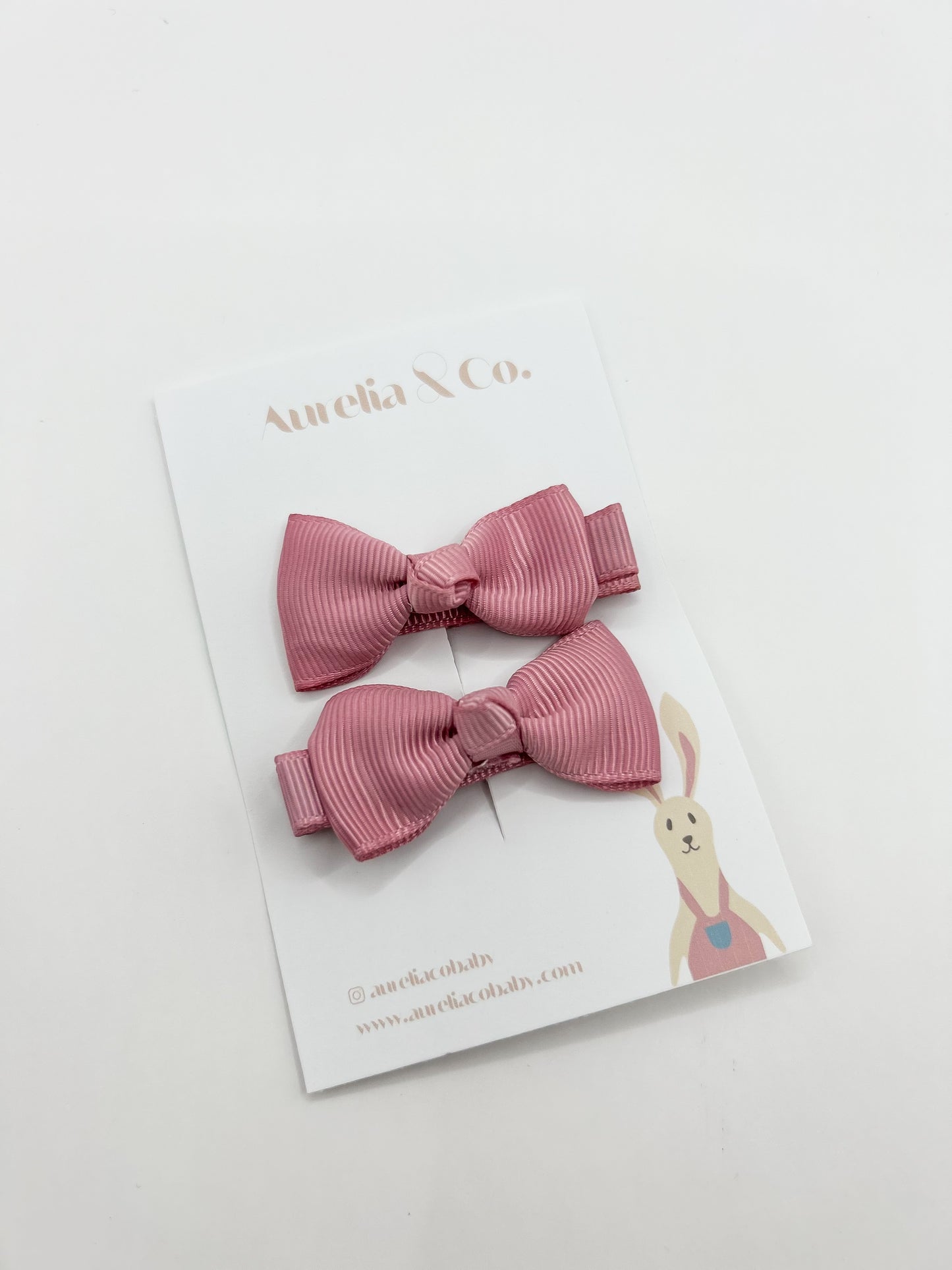 Lined Bow Clips
