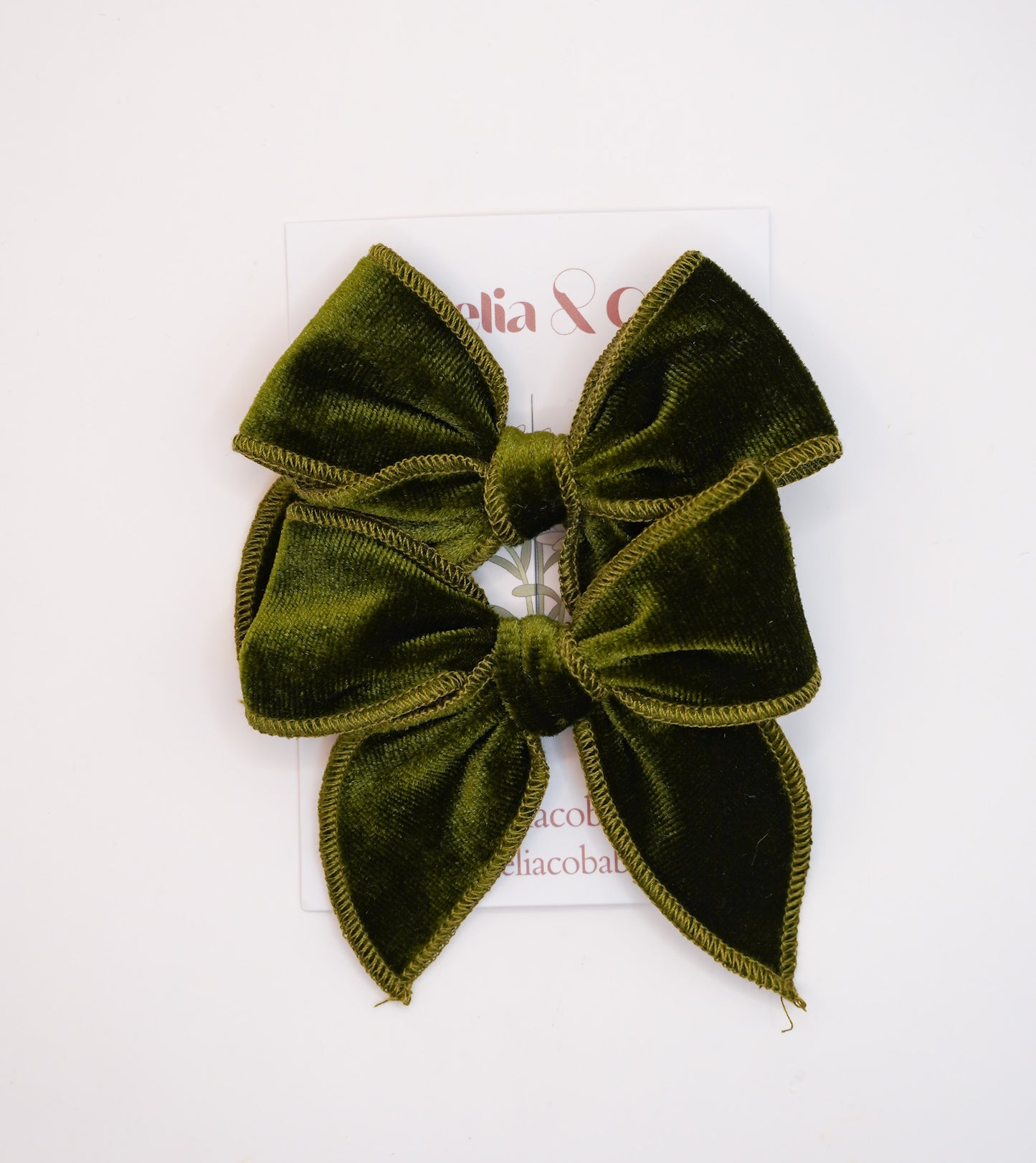 Luxe Velvet Fable Hair Bows Holiday