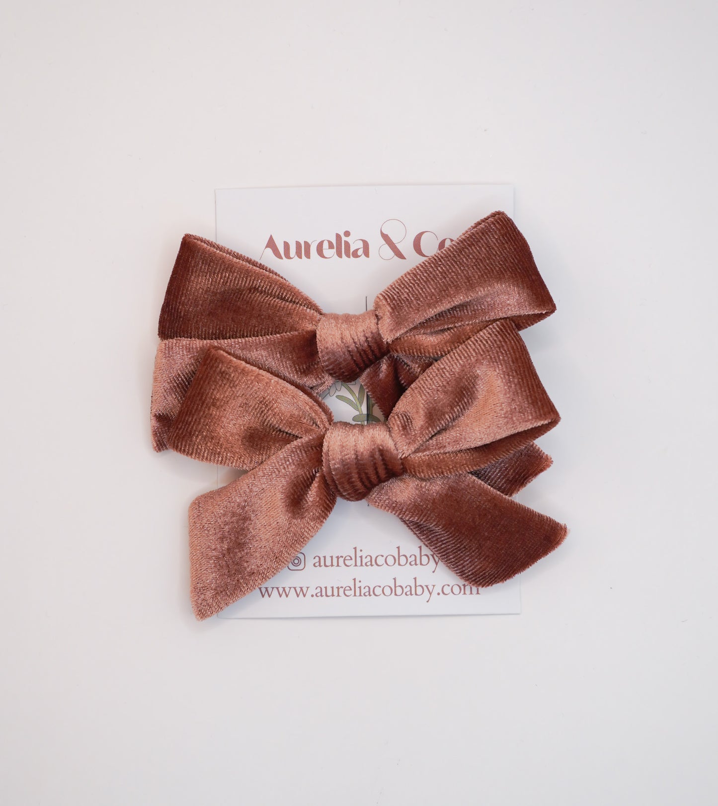 Luxe Velvet Pigtail Hair Bows
