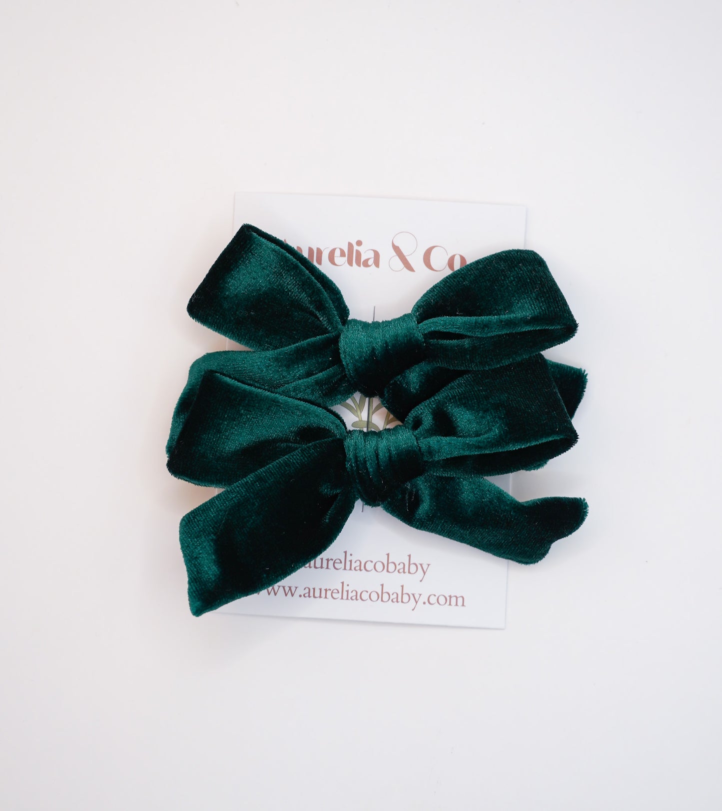 Luxe Velvet Pigtail Hair Bows