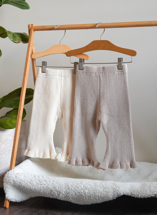 Knit Flare Pants