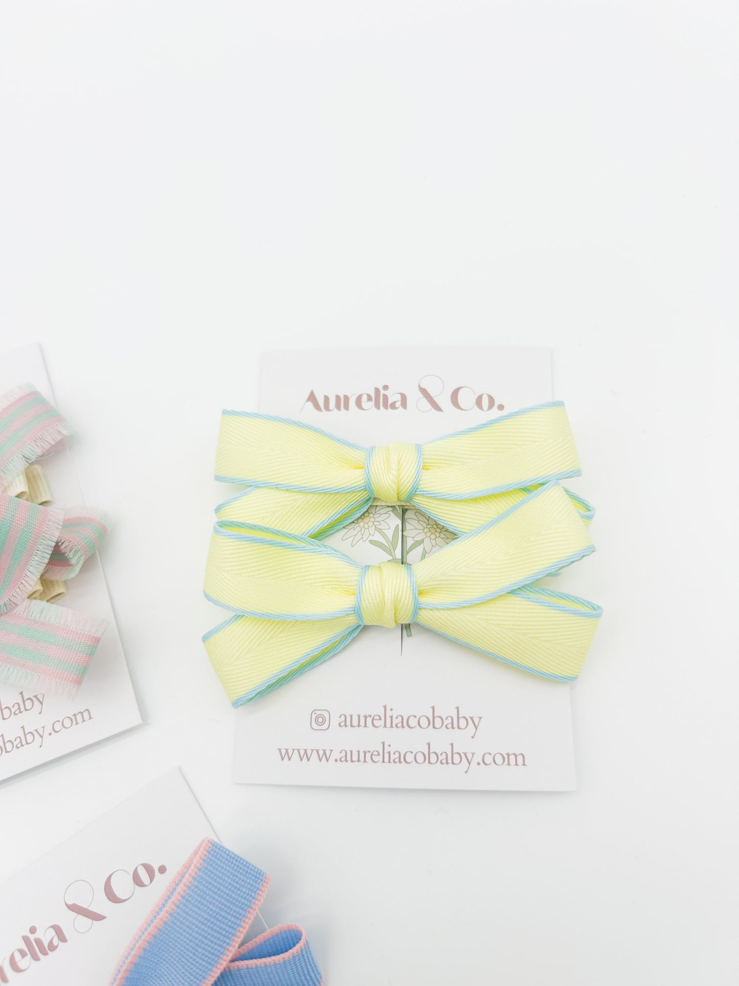 Spring Ribbon Hair Bows