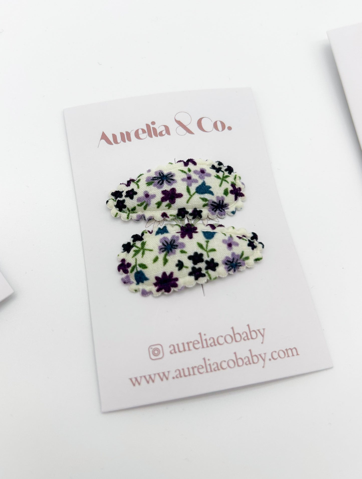 Mini Floral Barrettes