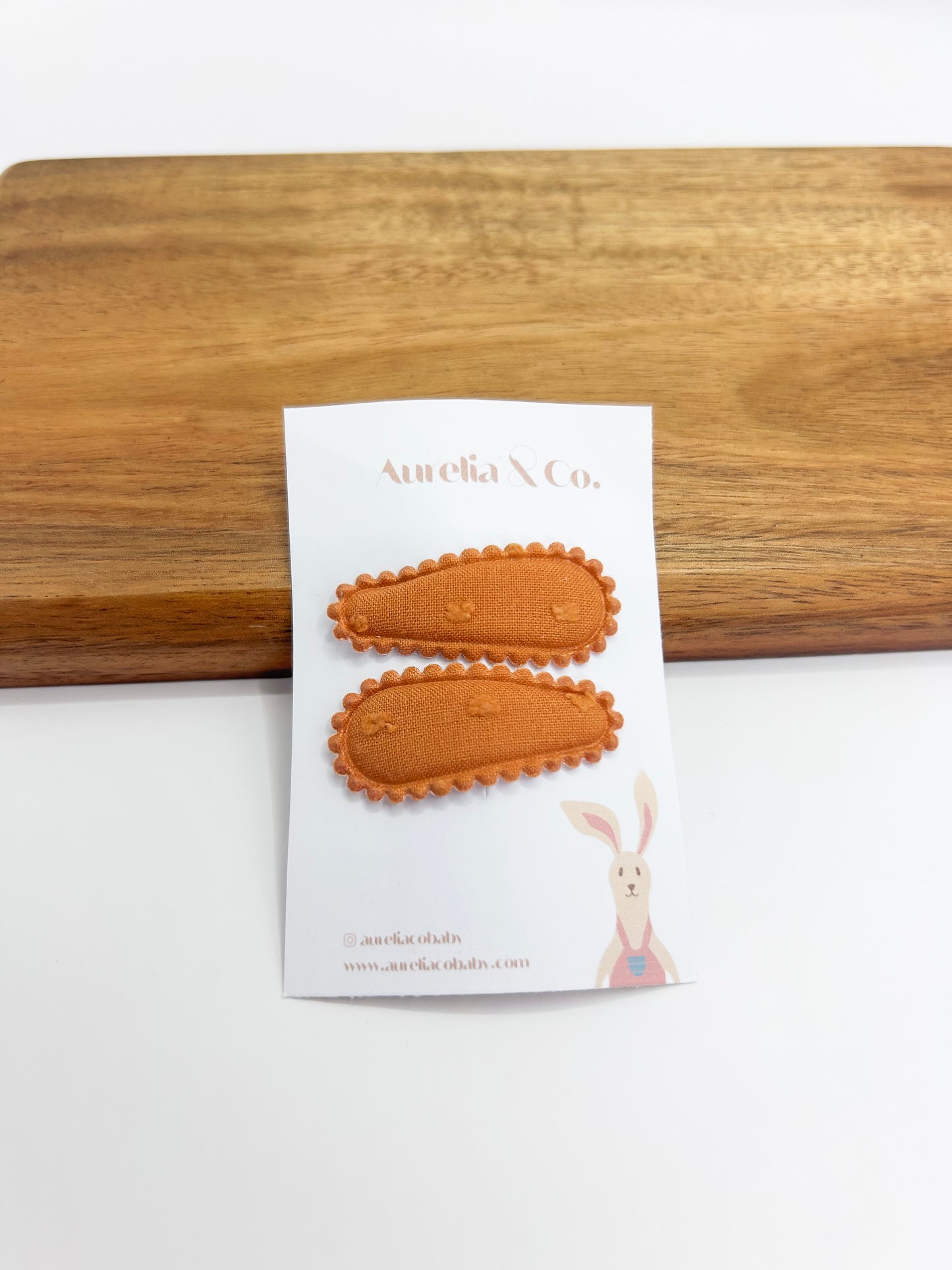 Mini Fabric Barrettes
