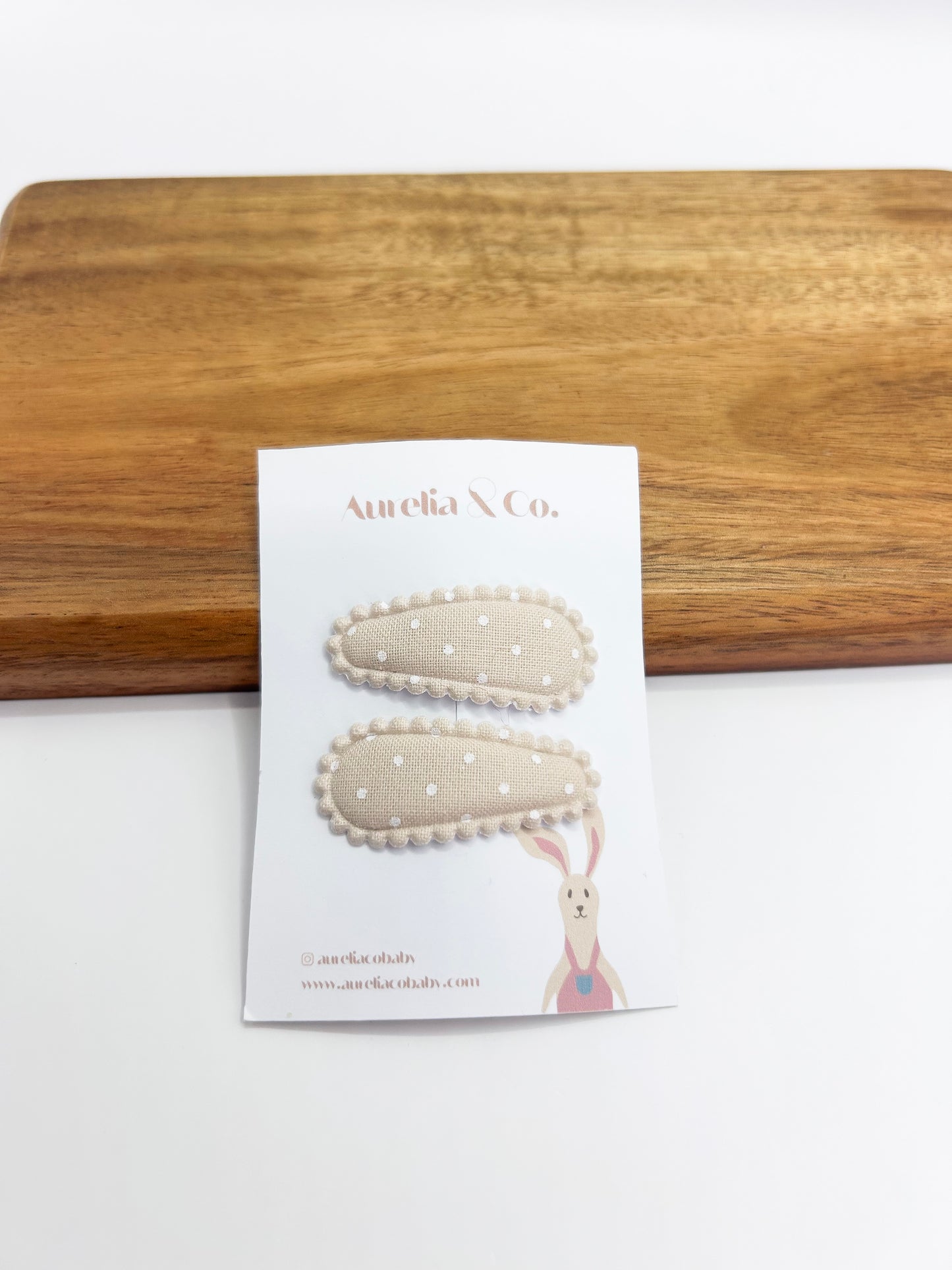 Mini Fabric Barrettes