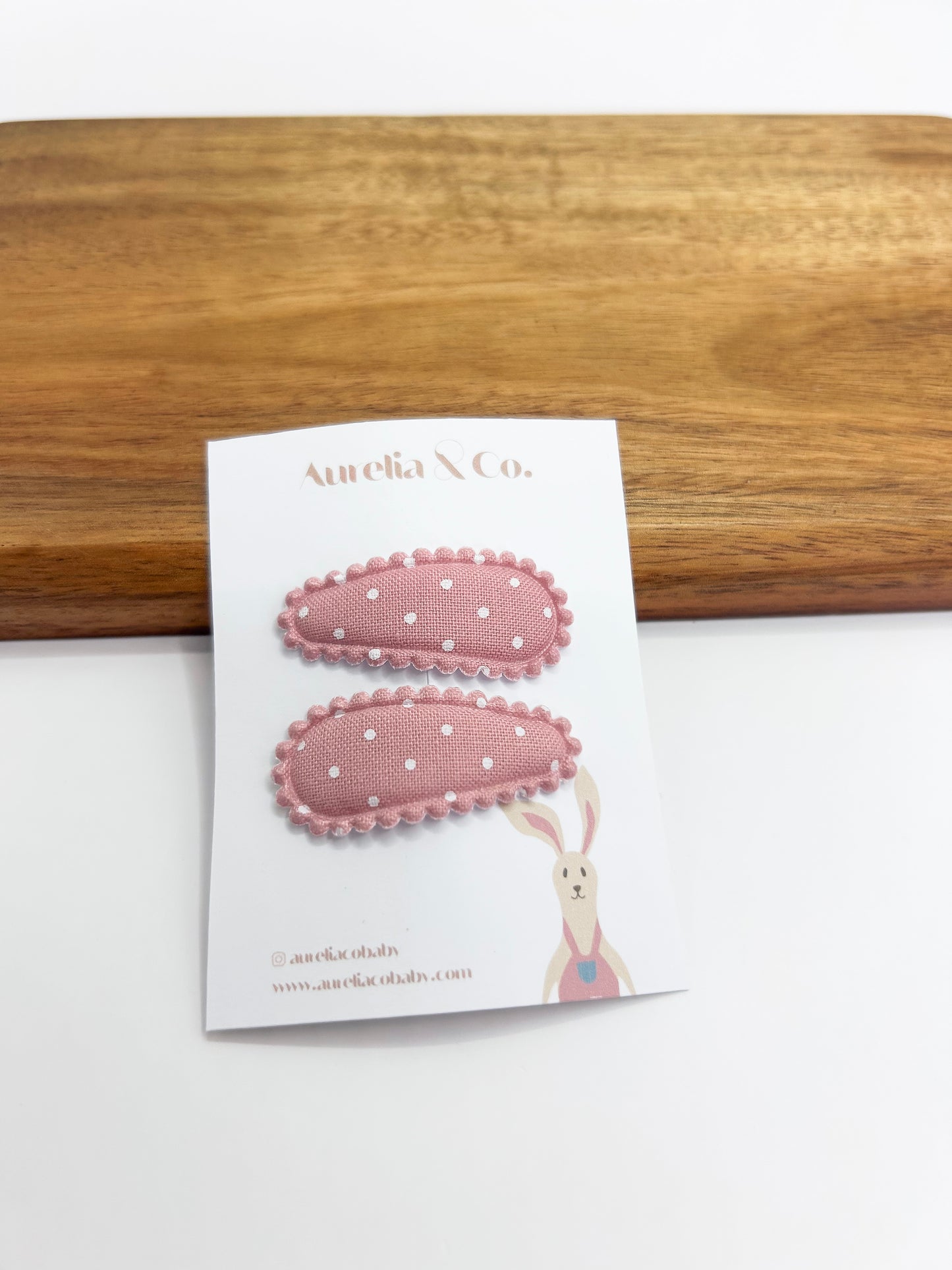 Mini Fabric Barrettes