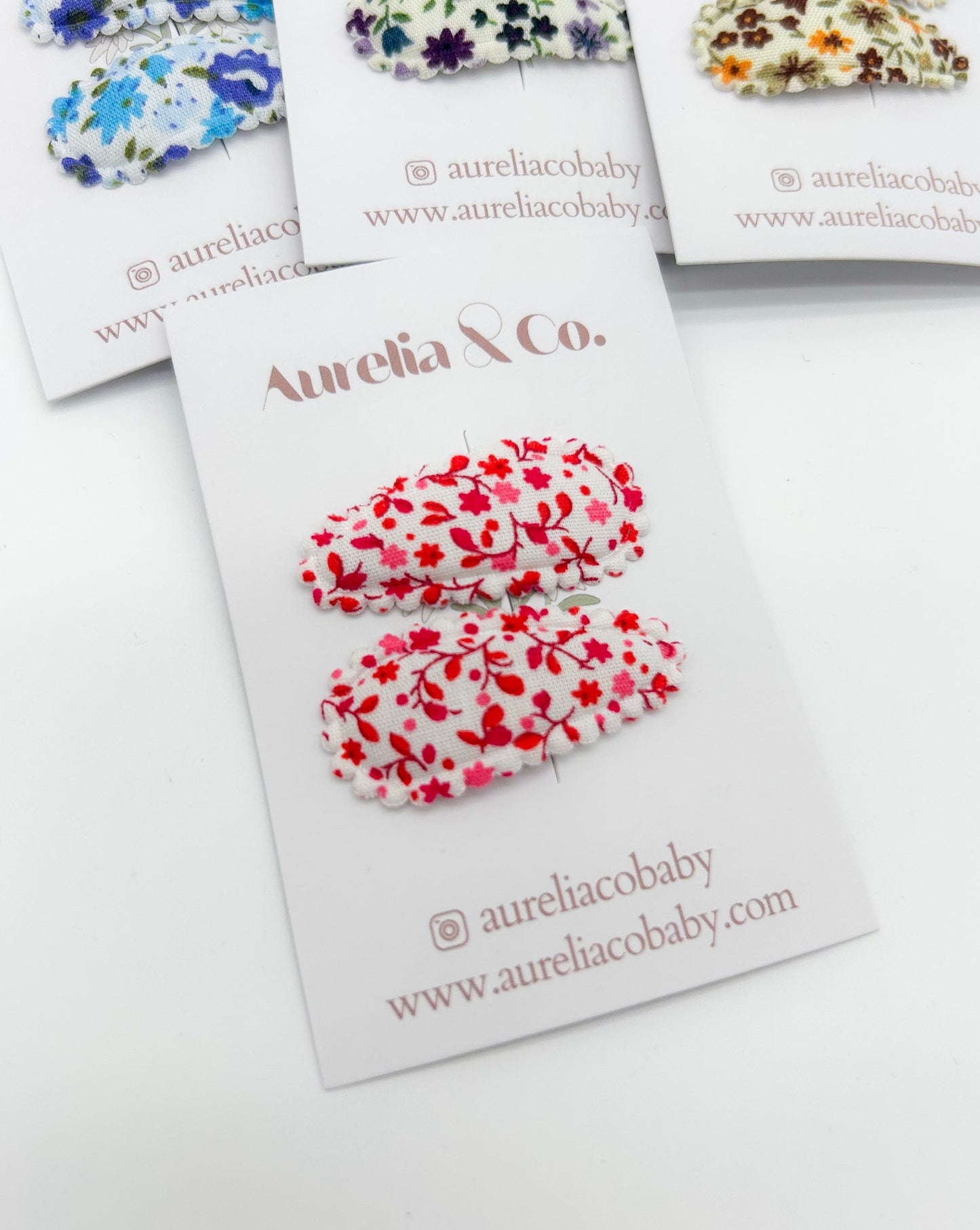 Mini Floral Barrettes