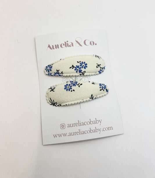 Ditsy Floral Hair Barrettes