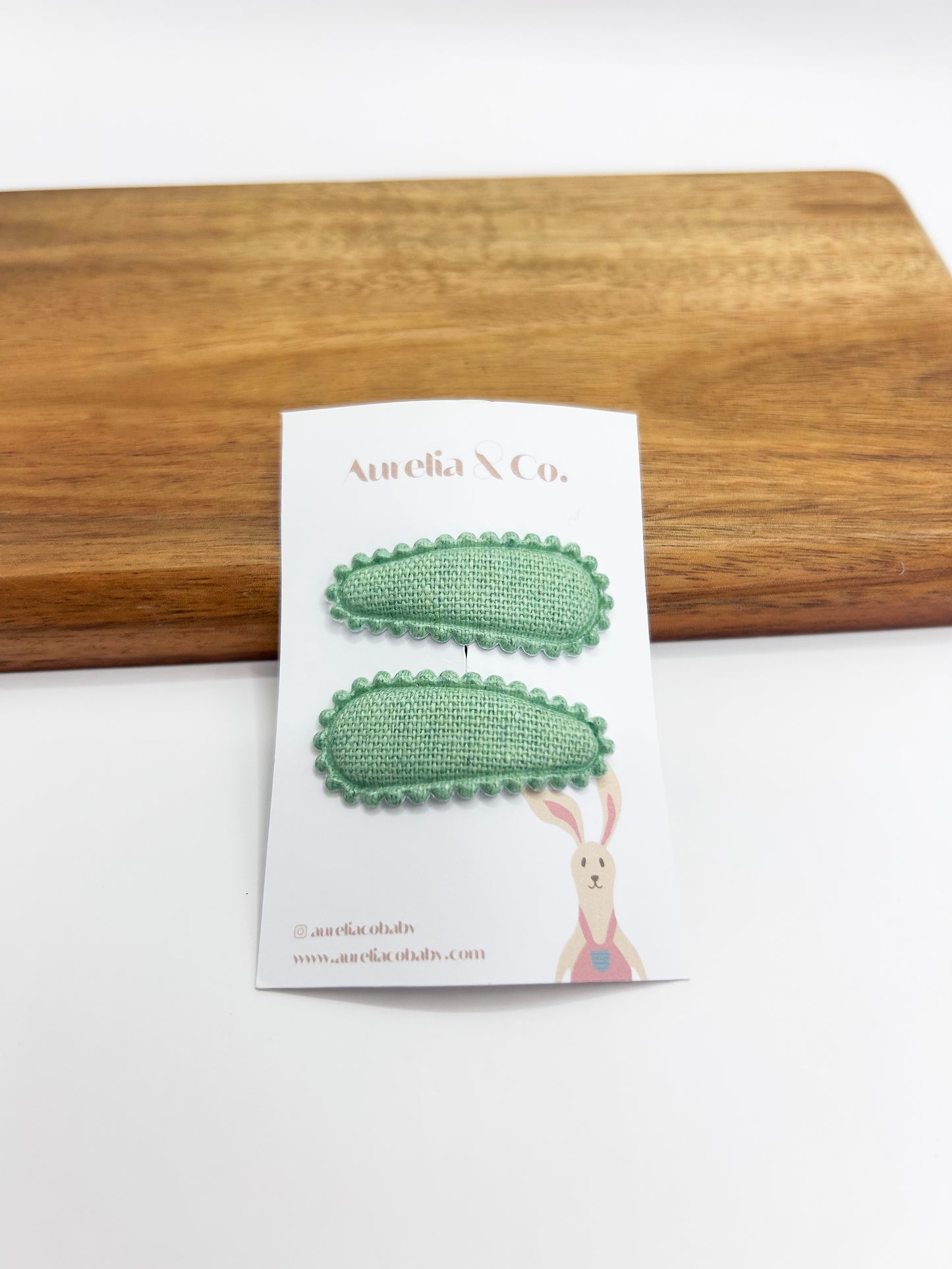 Mini Fabric Barrettes