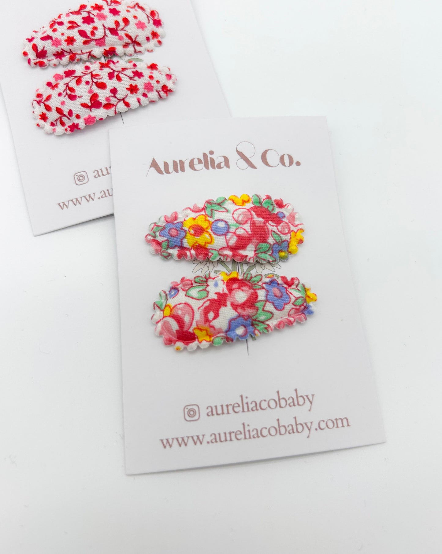 Mini Floral Barrettes