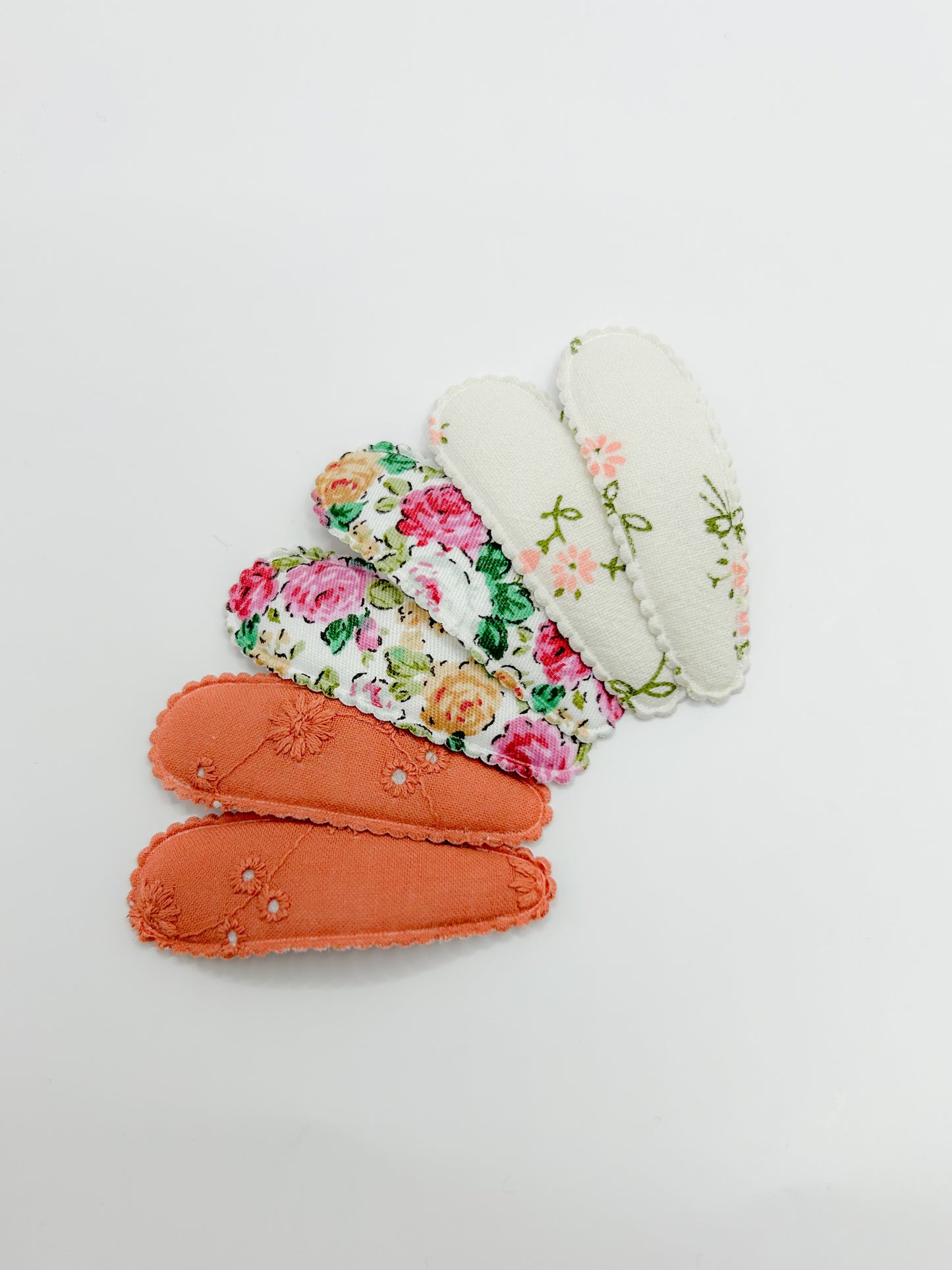 Warm Floral Barrettes