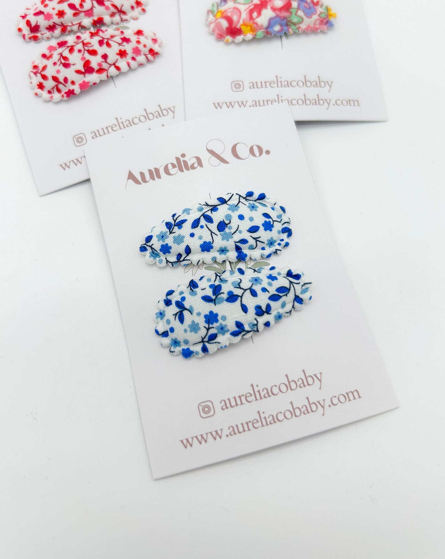 Mini Floral Barrettes