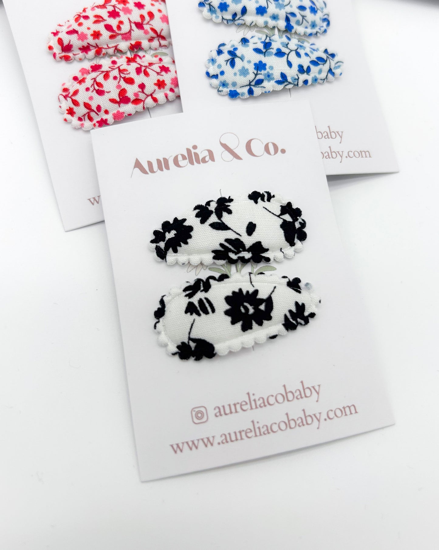 Mini Floral Barrettes