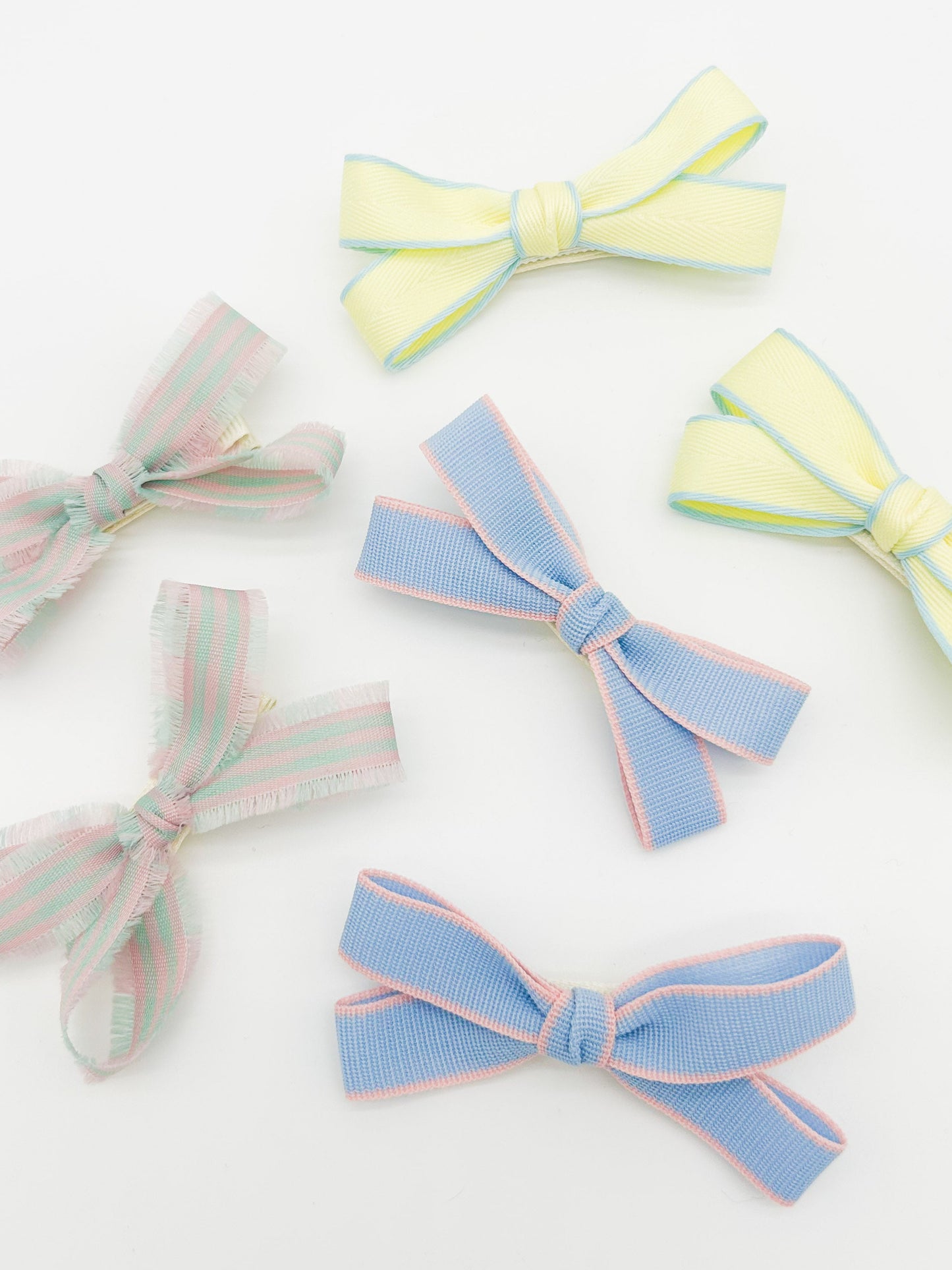 Spring Ribbon Hair Bows