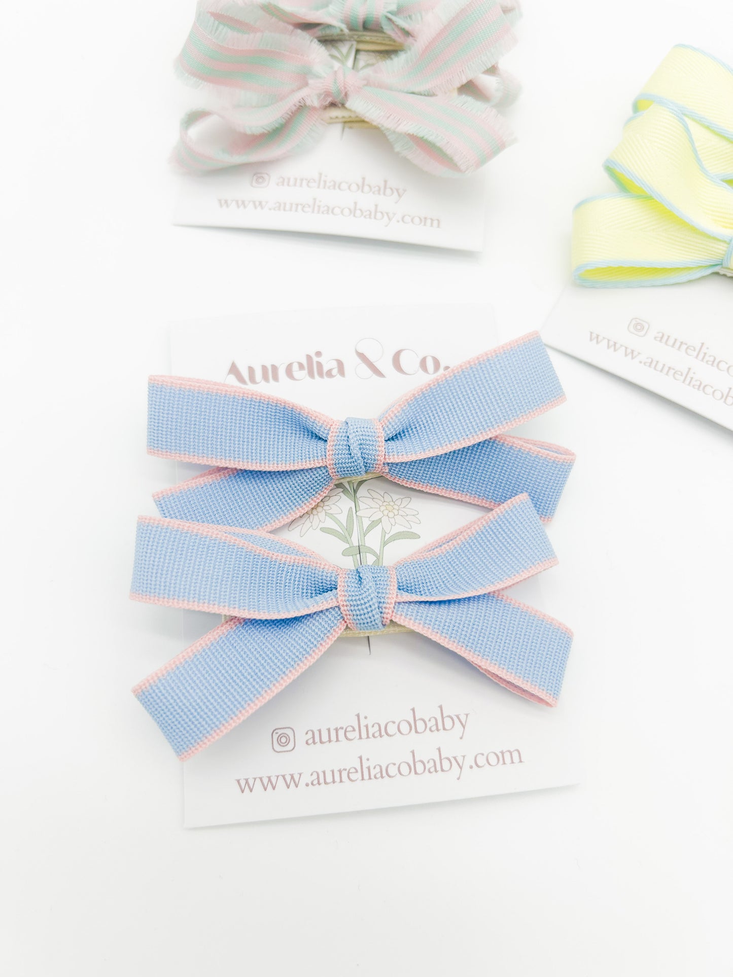 Spring Ribbon Hair Bows