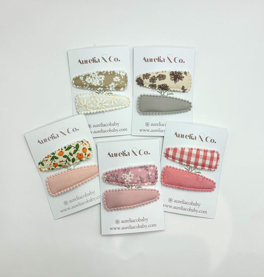 Squared Barrettes Mixed Set