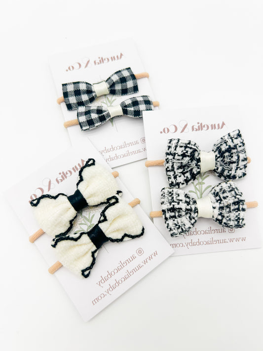 Mini Hair Tie Bows