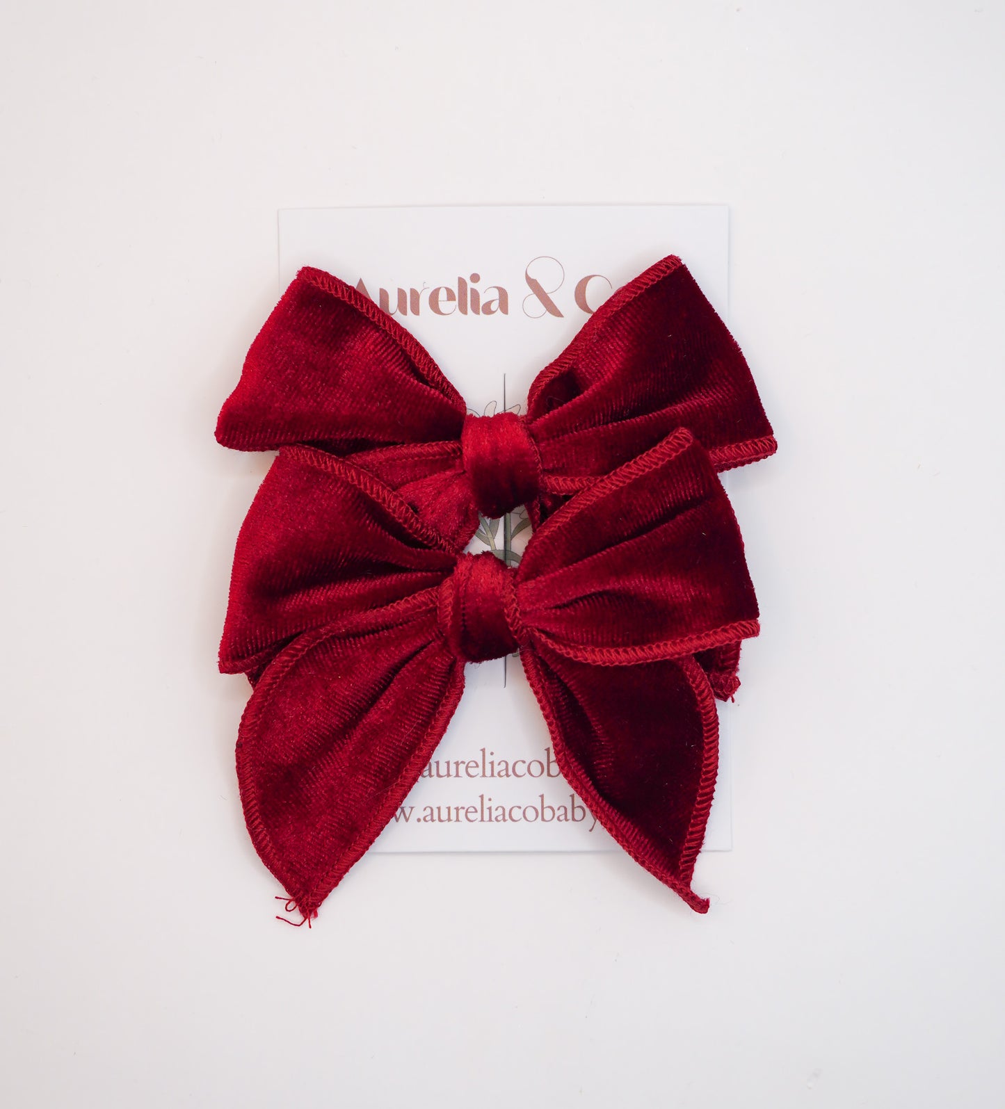 Luxe Velvet Fable Hair Bows Holiday