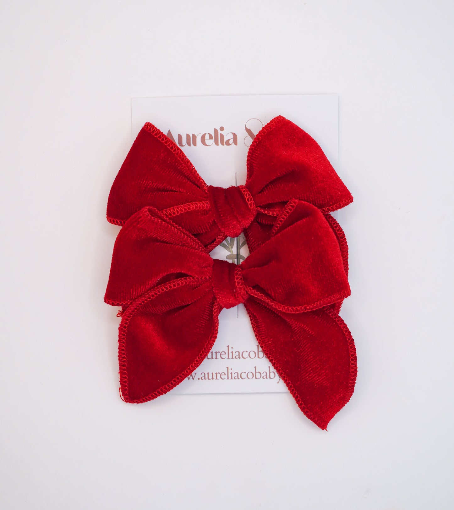 Luxe Velvet Fable Hair Bows Holiday