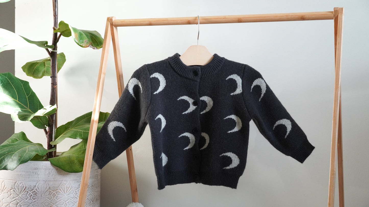 Moon Sweater Button up Sweater