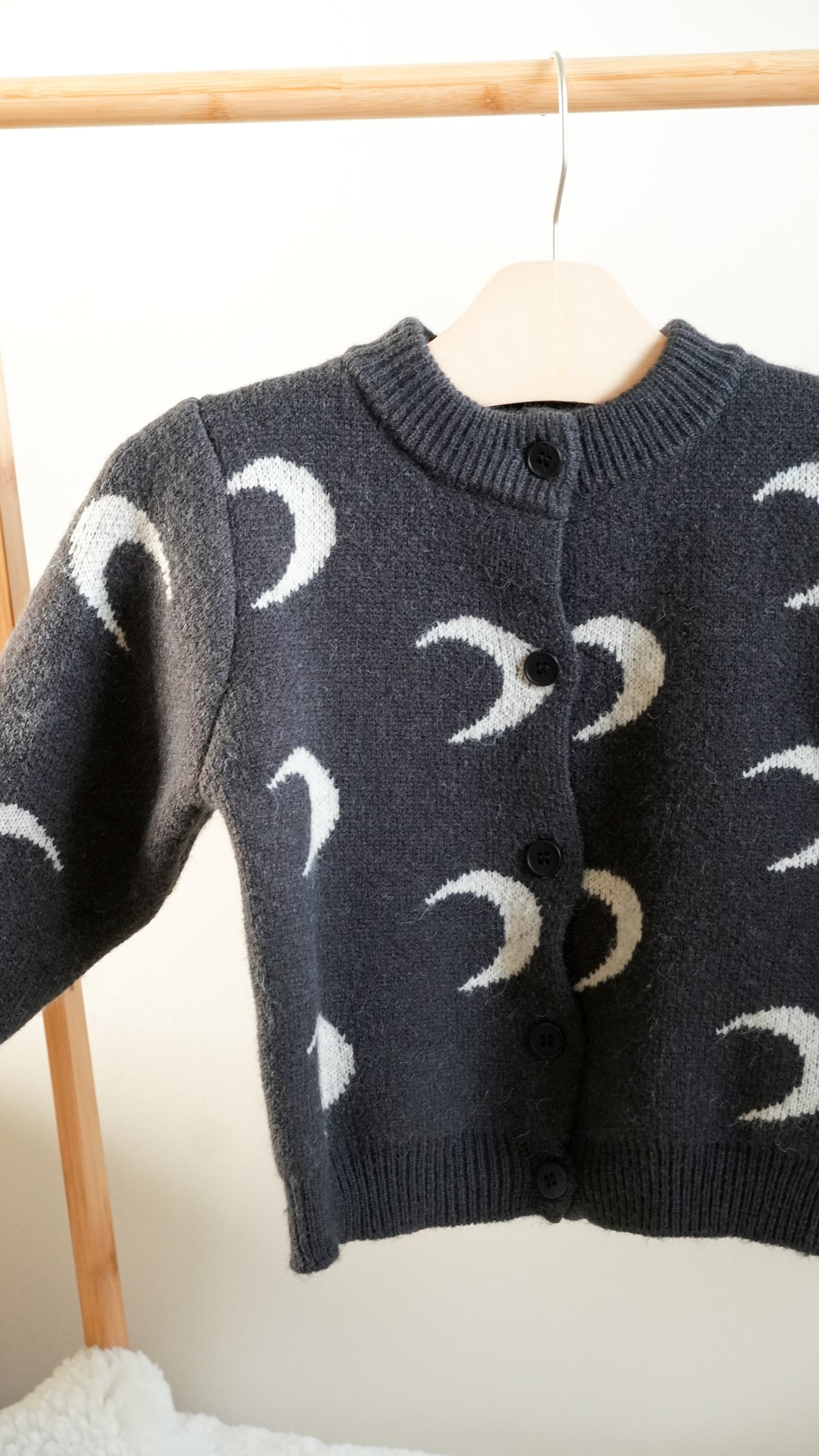 Moon Sweater Button up Sweater